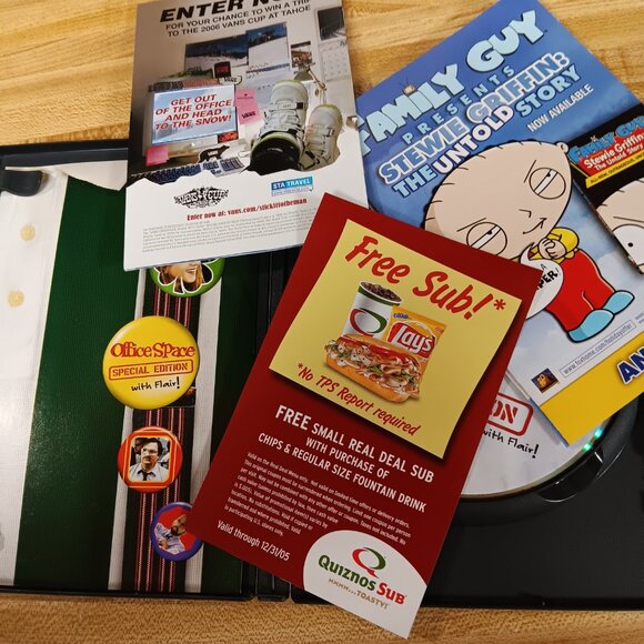 Office Space 1999 DVD (Widescreen Edition) w/ Inserts Mike Judge Stephen Root VG - Picture 6 of 7